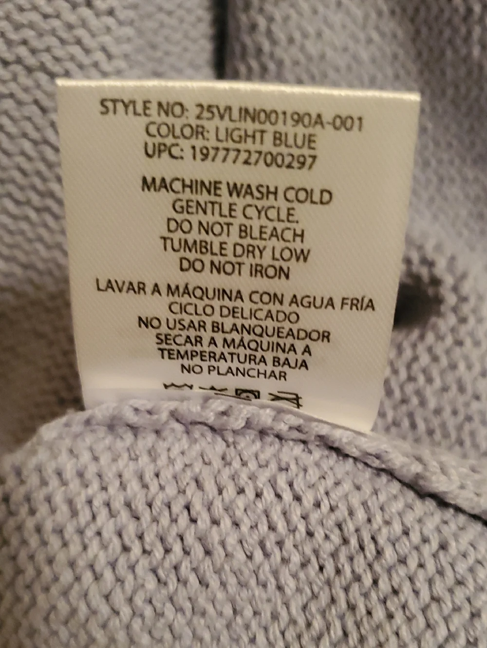 NWT Mighty Fine Light Blue Nautical Lobster Crewneck Sweater - Women Size Large - Picture 7 of 9